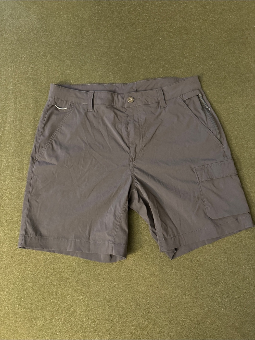 Women’s Columbia Gray Cargo Shorts - Lightweight Everyday Shorts